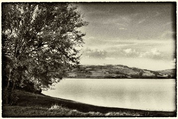 il lago vicino Fiuggi