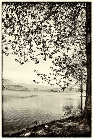 il lago vicino Fiuggi
