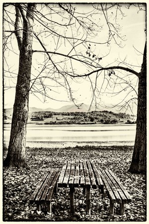 il lago vicino Fiuggi