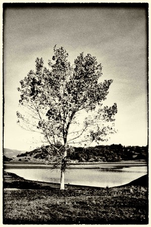 il lago vicino Fiuggi
