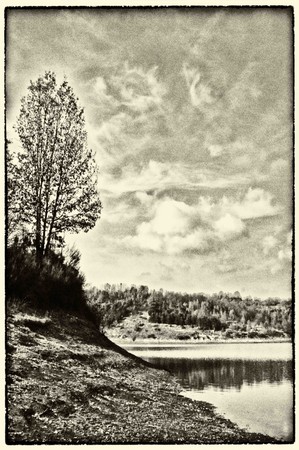 il lago vicino Fiuggi