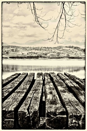 il lago vicino Fiuggi