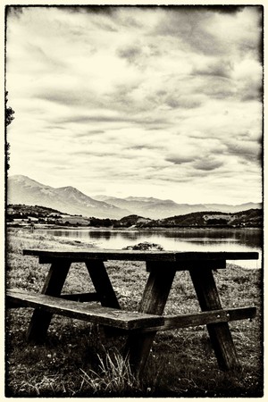 il lago vicino Fiuggi