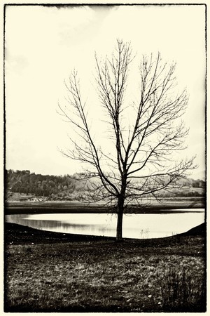 il lago vicino Fiuggi