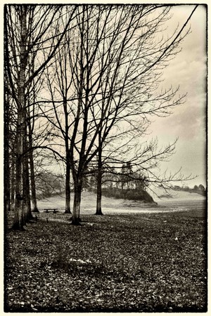 il lago vicino Fiuggi