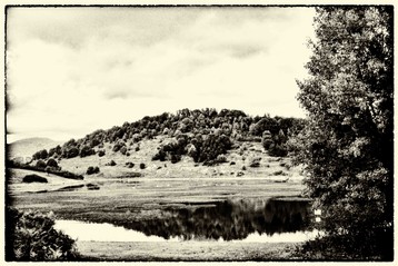 il lago vicino Fiuggi