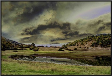 il lago vicino Fiuggi