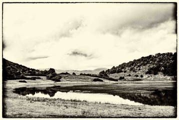 il lago vicino Fiuggi