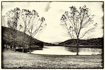 il lago vicino Fiuggi
