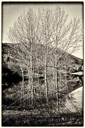 il lago vicino Fiuggi