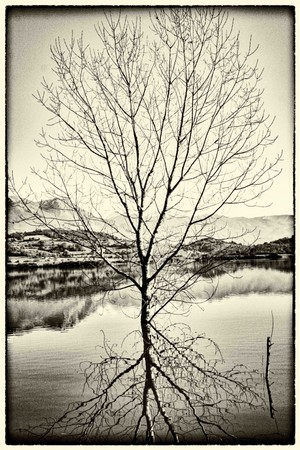 il lago vicino Fiuggi