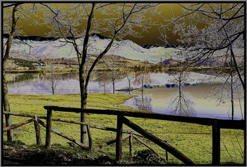 il lago vicino Fiuggi