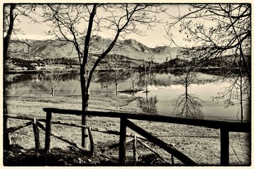 il lago vicino Fiuggi