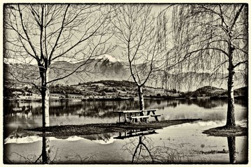 il lago vicino Fiuggi
