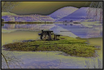 il lago vicino Fiuggi