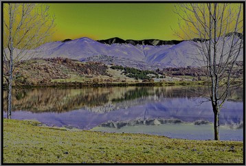 il lago vicino Fiuggi