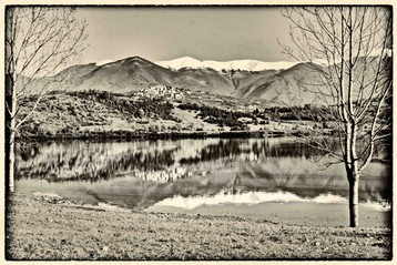 il lago vicino Fiuggi